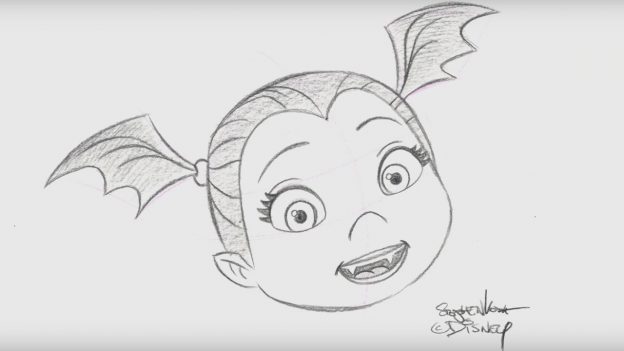 624x351 learn to draw disney junior's vampirina disney parks blog - Resort Drawing