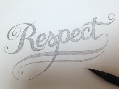 400x300 respect lettering - Respect Drawing