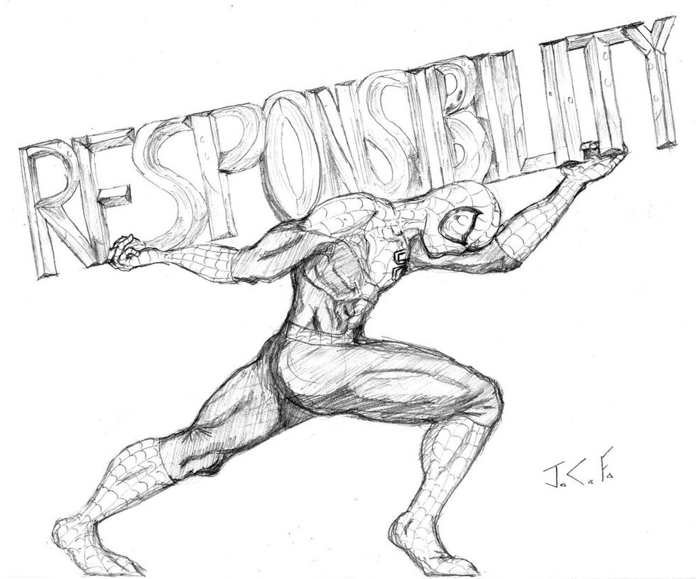 980x815 The Crushing Weight Of Responsibility An Elefunk Never Forgets - Responsibility Drawing