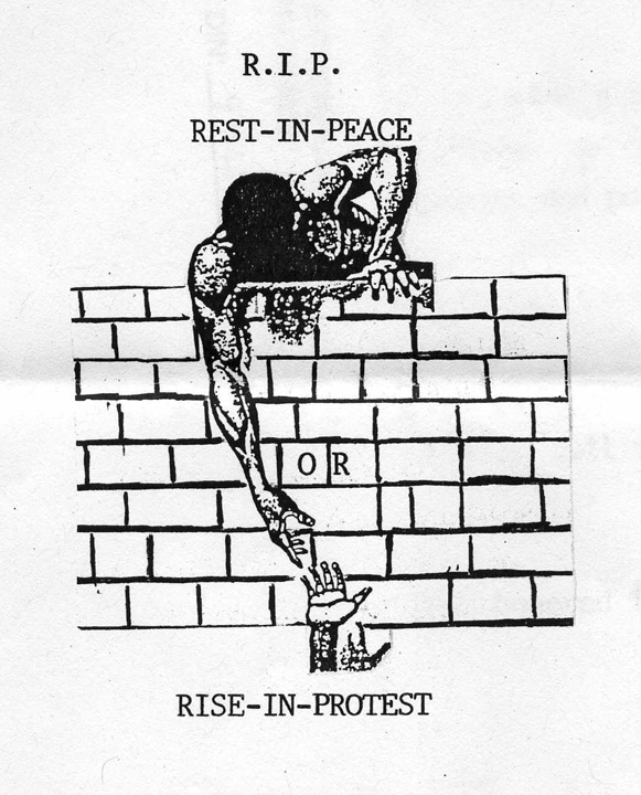 581x720 rip rest in peace, rise in protest' drawing san francisco bay view - Rest Drawing