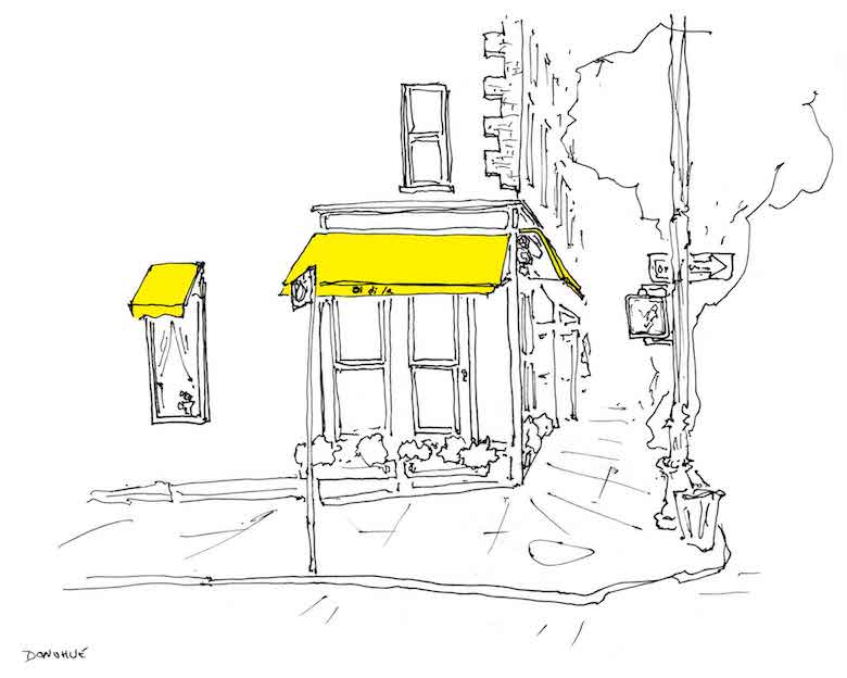 780x624 Drawing Every Restaurant In New York City - Restaurant Drawing