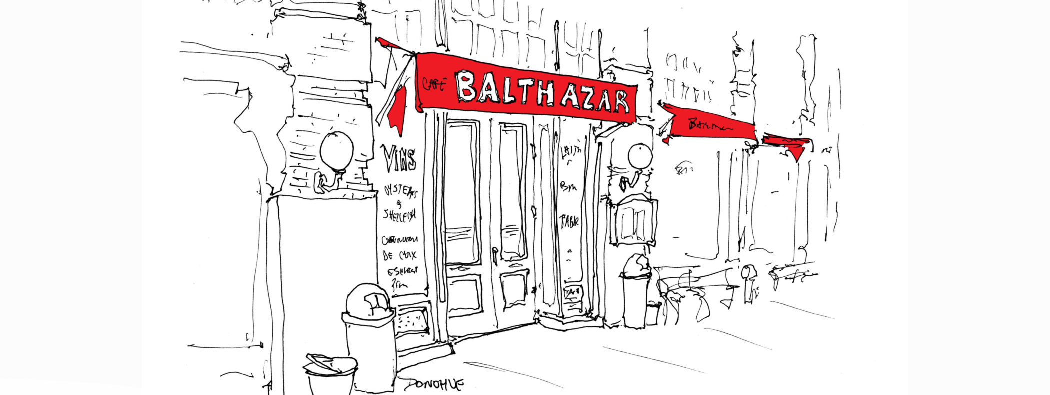 2100x790 Meet The Artist Who's Drawing Every Restaurant In New York City - Restaurant Drawing