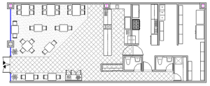 300x123 Restaurant Drawings Restaurant Layout Drawings Restaurant - Restaurant Drawing