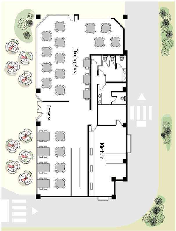 606x792 Restaurant Layouts Restaurant Design Software Restaurant - Restaurant Drawing Easy