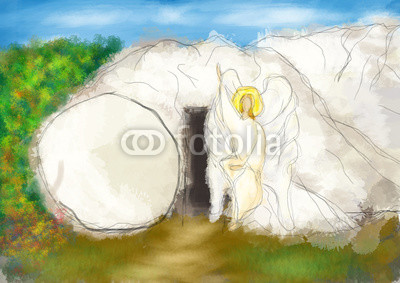 400x283 angel - Resurrection Drawing