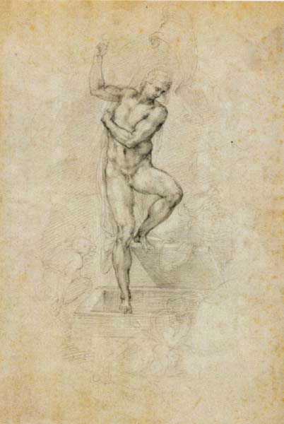 402x600 drawing basics michelangelo's the risen christ - Resurrection Drawing