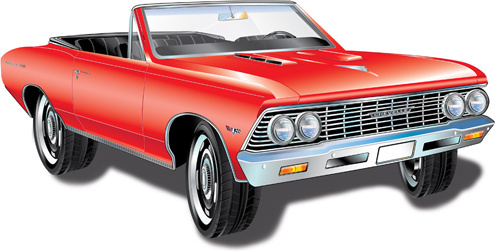 495x251 retro cars draw free vector download - Retro Car Drawing