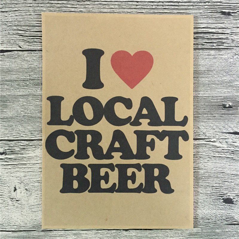 800x800 retro drawings i love local craft beer vintage paper movie poster - Retro Drawings