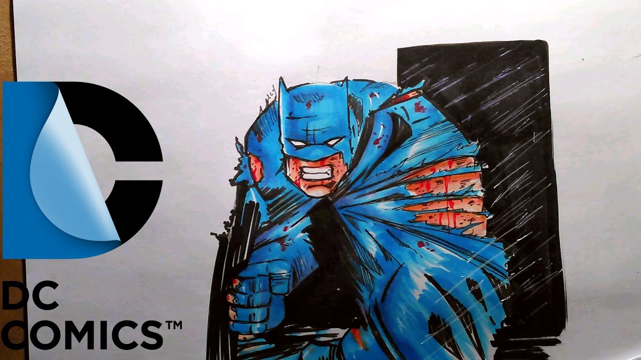 1280x720 drawing batman the dark knight return, dc comics - Return Drawing