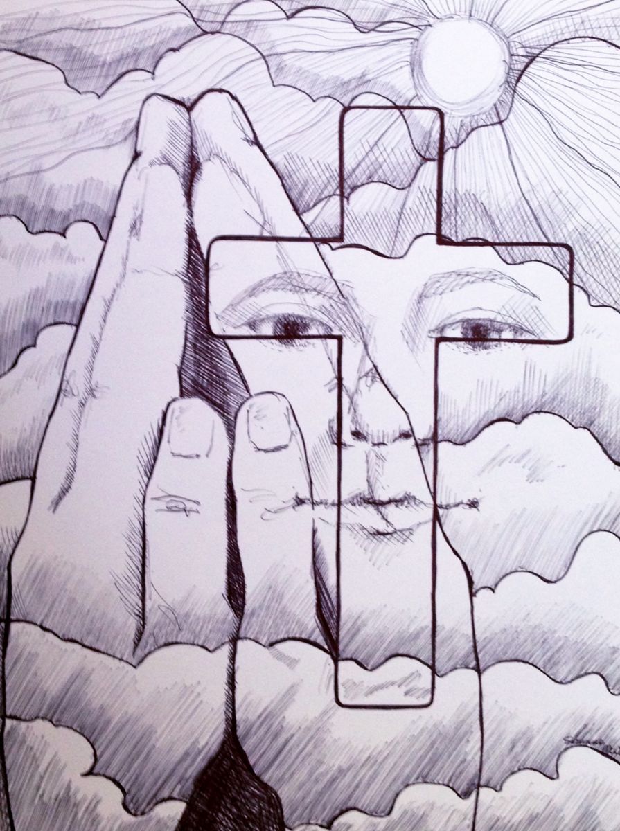 895x1200 return to jesus drawing - Return Drawing