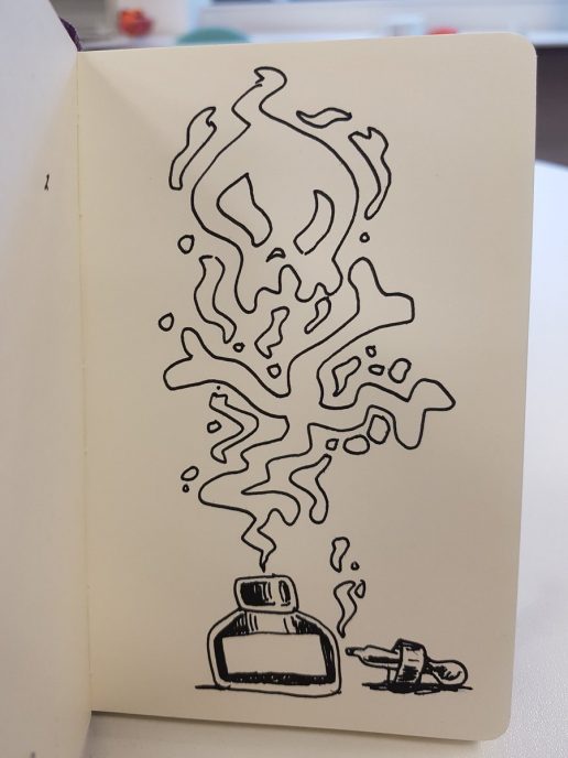 516x688 join the inktober revolution! - Revolution Drawing