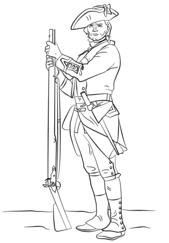 333x480 british revolutionary war soldier coloring - Revolutionary War Drawings