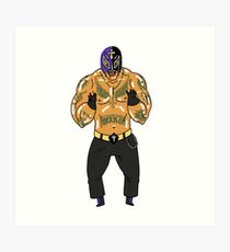 210x230 Rey Mysterio Drawing Wall Art Redbubble - Rey Mysterio Drawing