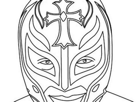 Rey Mysterio Mask Drawing at PaintingValley.com | Explore collection of ...