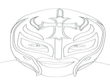 440x330 rey mysterio mask coloring pages mask coloring pages coloring - Rey Mysterio Mask Drawing