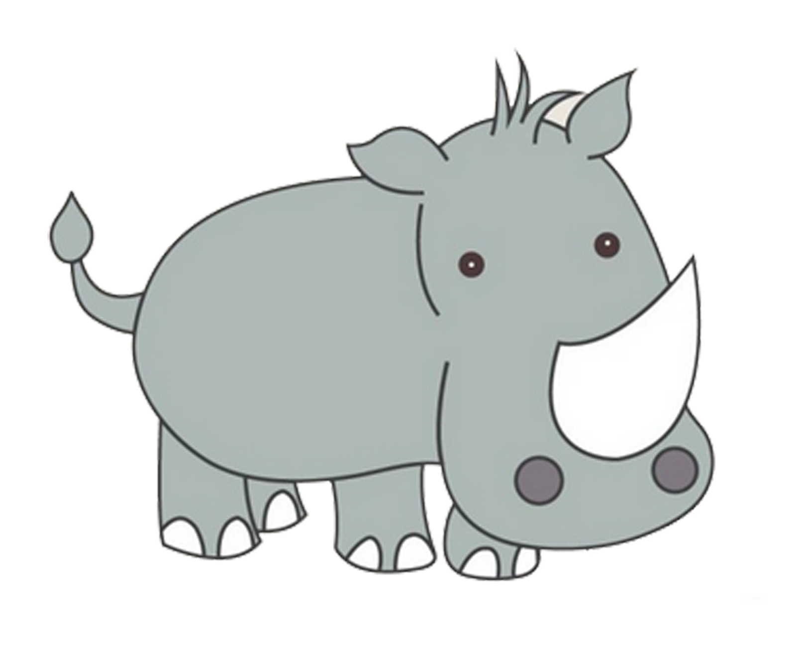 Rhino Cartoon Drawing at Explore collection of
