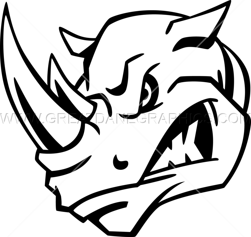 825x777 Collection Of Free Rhino Drawing Detailed Download On Ui Ex - Rhino Outline Drawing