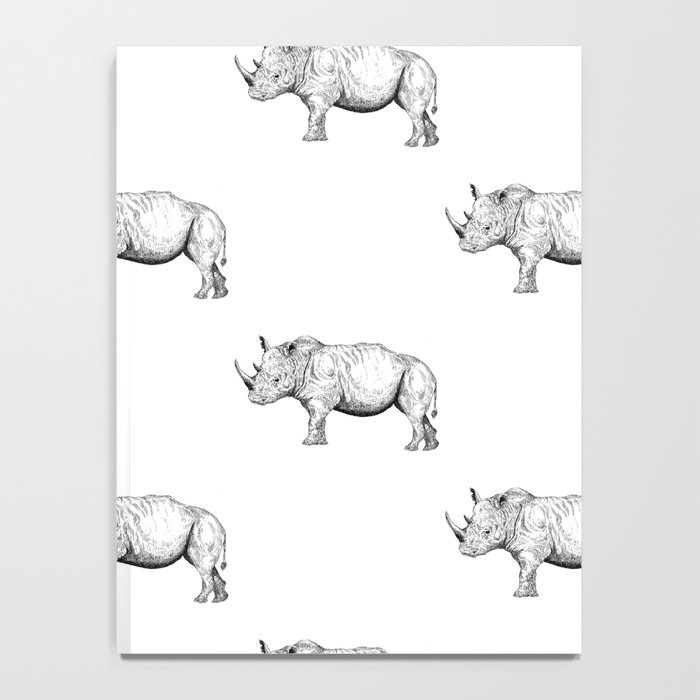 700x700 Rhino - Rhinoceros Line Drawing