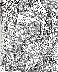 242x300 Rhythm In Motion Drawing - Rhythm Drawing