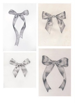 256x351 Drawing Exercise - Ribbon Art Drawing
