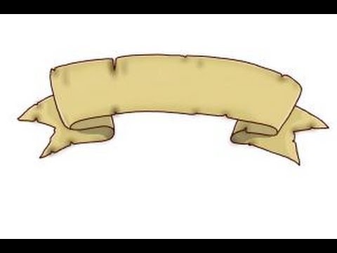 480x360 How To Draw A Ribbon Banner - Ribbon Banner Drawing