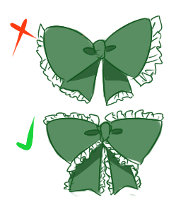 273x286 how to draw bows the anime palette - Ribbon Bow Drawing