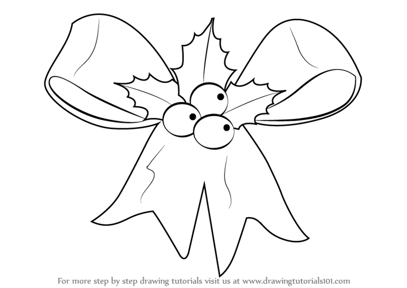 800x566 Learn How To Draw Christmas Ribbon - Ribbon Drawing