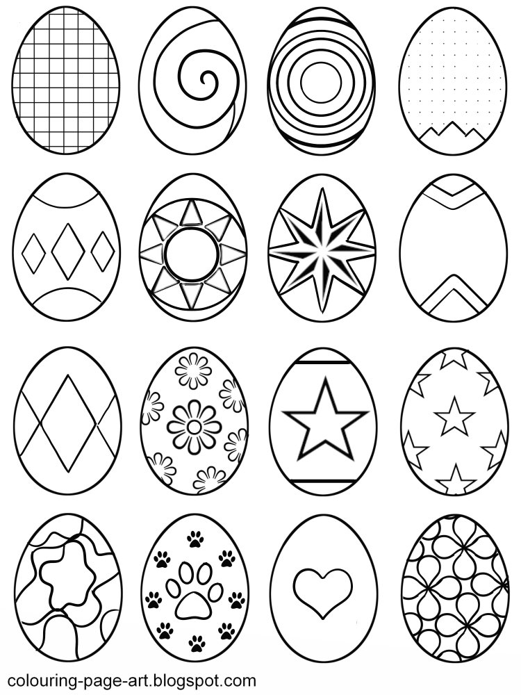 750x1000 Easter Egg Drawing Ideas Happy Easter Thanksgiving - Ribbon Drawing Ideas