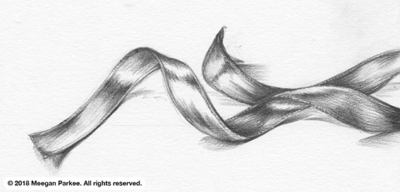 567x272 The Creative Plan Day Graphite Pencil Scratchyas - Ribbon Drawing Shading