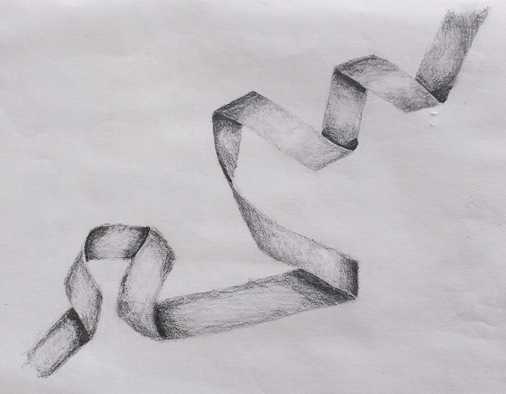 Ribbon Drawing Shading at Explore collection of