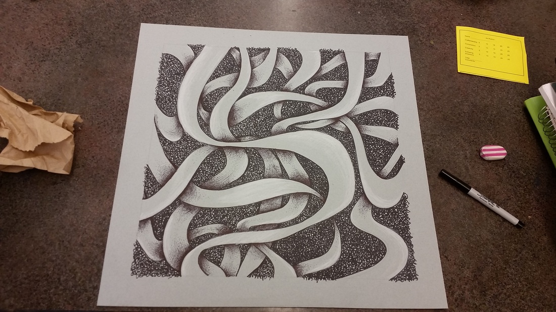 1100x618 Drawing I Ii - Ribbon Drawing Shading