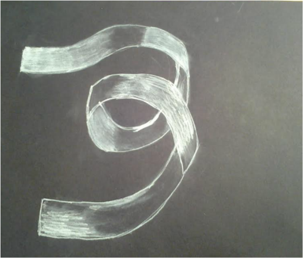 623x531 Ribbon Drawing - Ribbon Drawing Shading