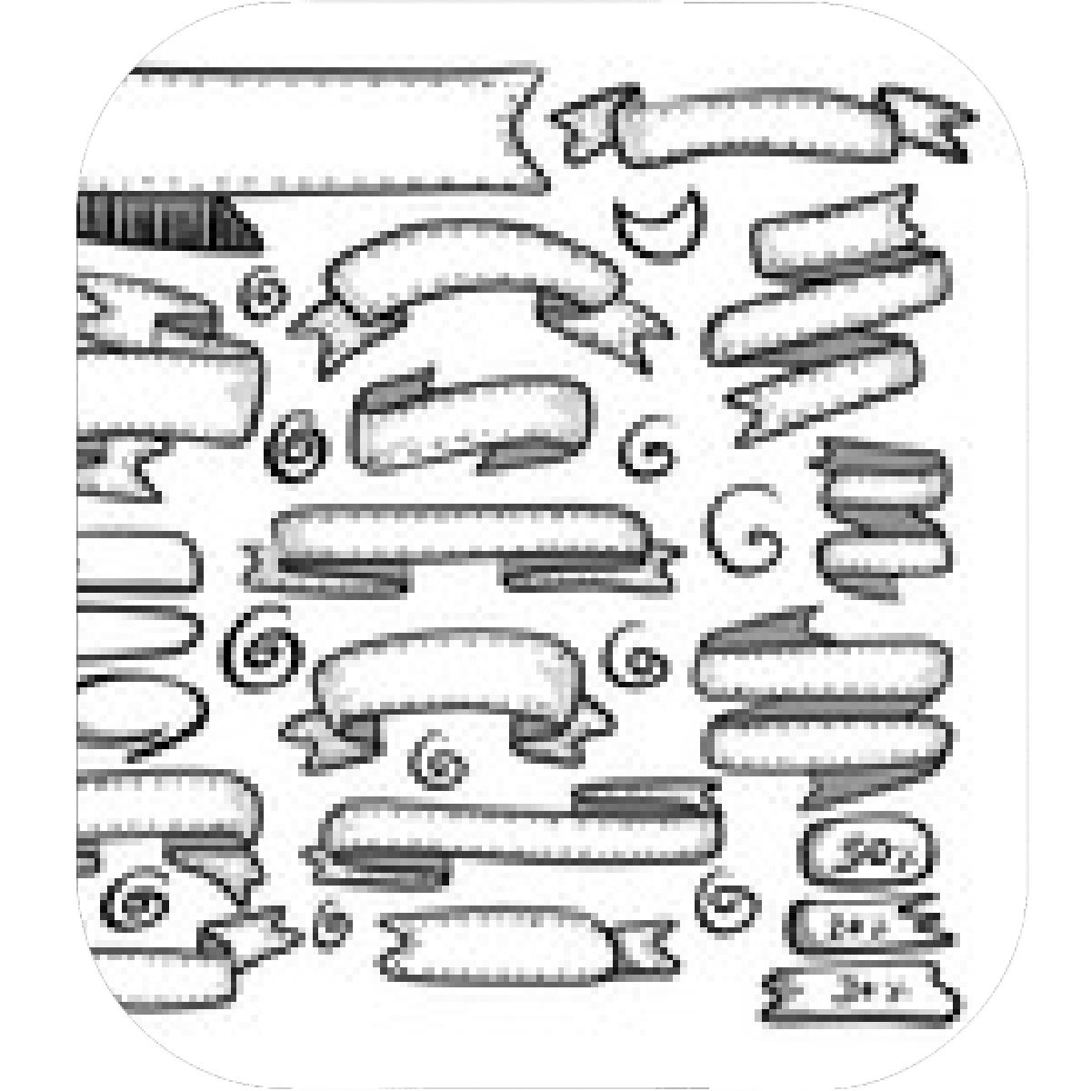 1200x1200 Designs Mein Mousepad Design Mousepad Selbst Designen - Ribbon Line Drawing