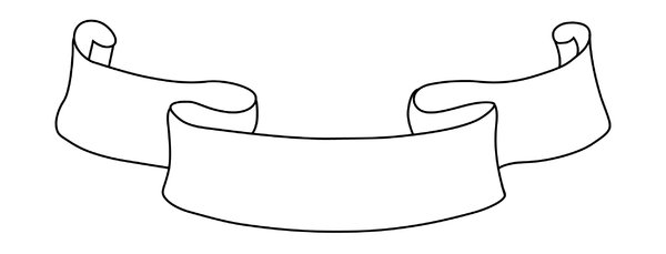 600x229 Free Stock Photos - Ribbon Line Drawing