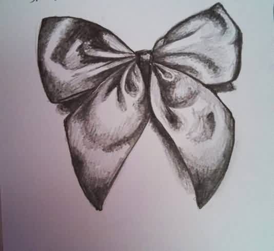 534x489 ribbon bow tattoo sketch tattoos tattoos, tattoo sketches - Ribbon Tattoo Drawings