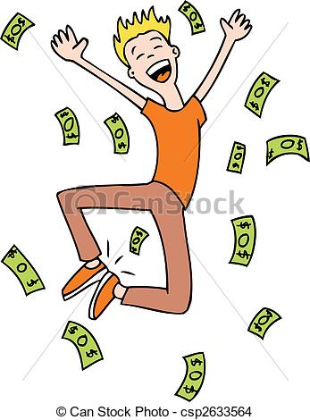 347x470 rich clipart - Rich Drawing