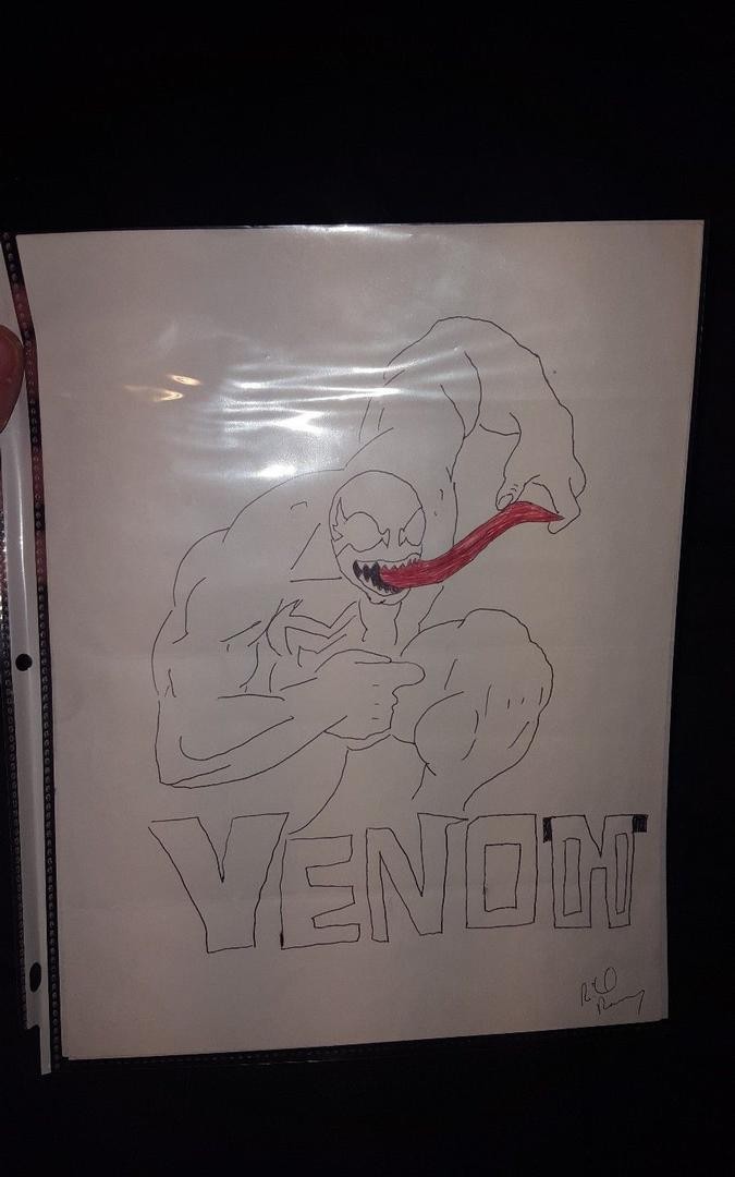 675x1080 richard ramirez night stalker rare venom drawing signed serial - Richard Ramirez Drawing