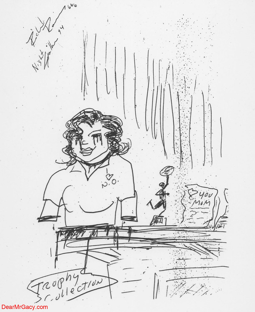 837x1024 Richard Ramirez Night Stalker Trophy Drawing Jason Moss - Richard Ramirez Drawing