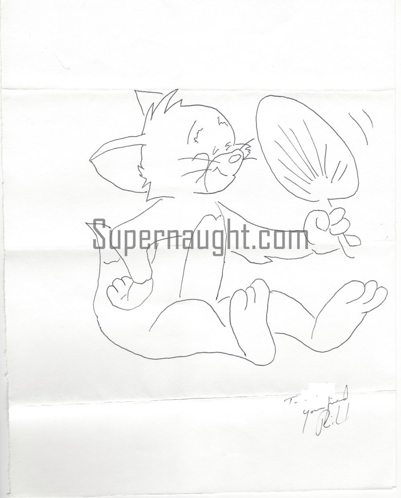 824x1024 Richard Ramirez Signed Drawing Supernaught - Richard Ramirez Drawing