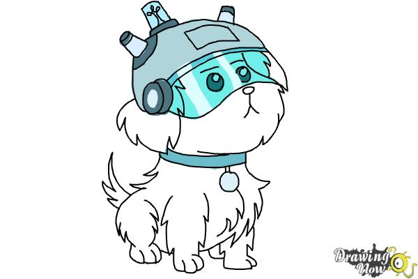 600x400 How To Draw Snowball From Rick And Morty - Rick And Morty Drawing