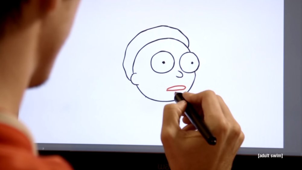 1000x563 Here's How To Draw Rick And Morty Geektyrant - Rick And Morty Drawing
