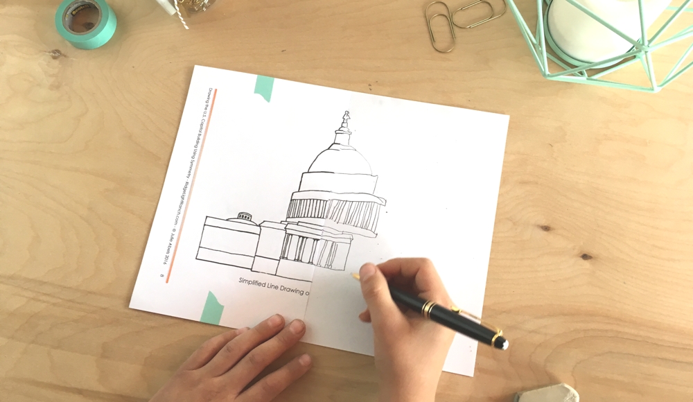 1000x580 drawing the u s capitol building using symmetry - Ridge Drawing
