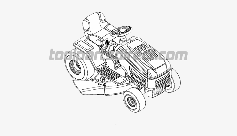 Riding Lawn Mower Drawing At Paintingvalley.com 