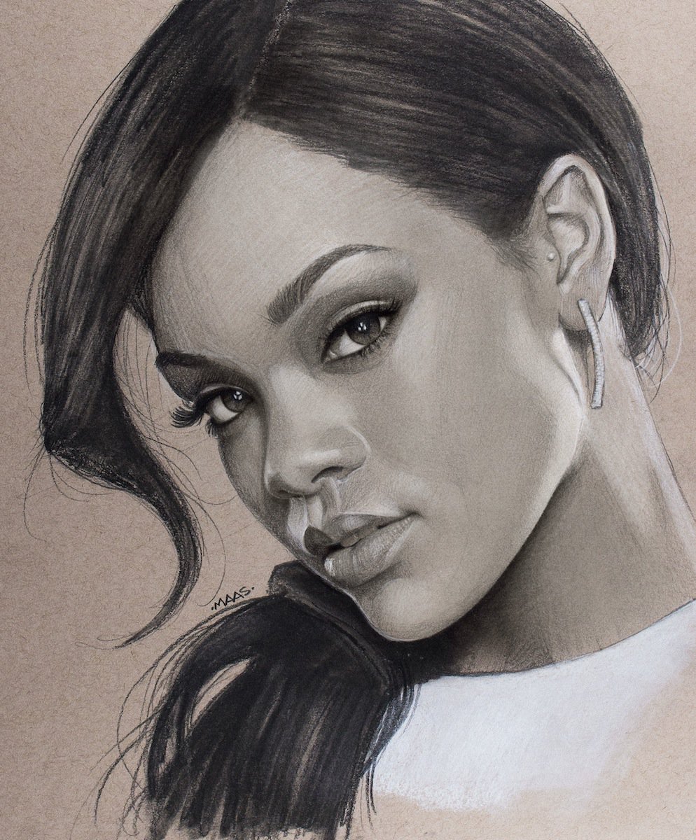 Rihanna Drawing at Explore collection of Rihanna