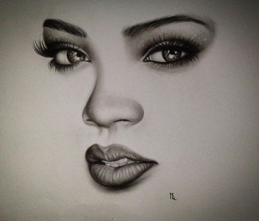 900x768 Rihanna Drawing - Rihanna Drawing