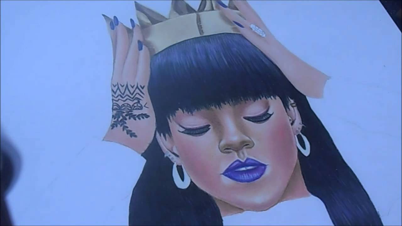 Rihanna Drawing Step By Step at Explore collection