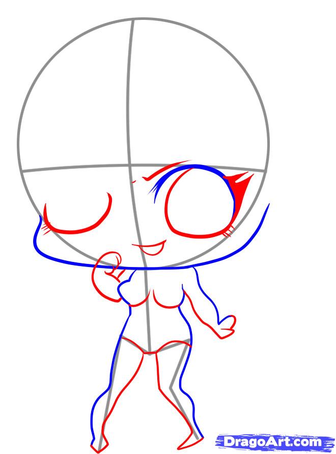 660x891 Step How To Draw Chibi Rihanna - Rihanna Drawing Step By Step