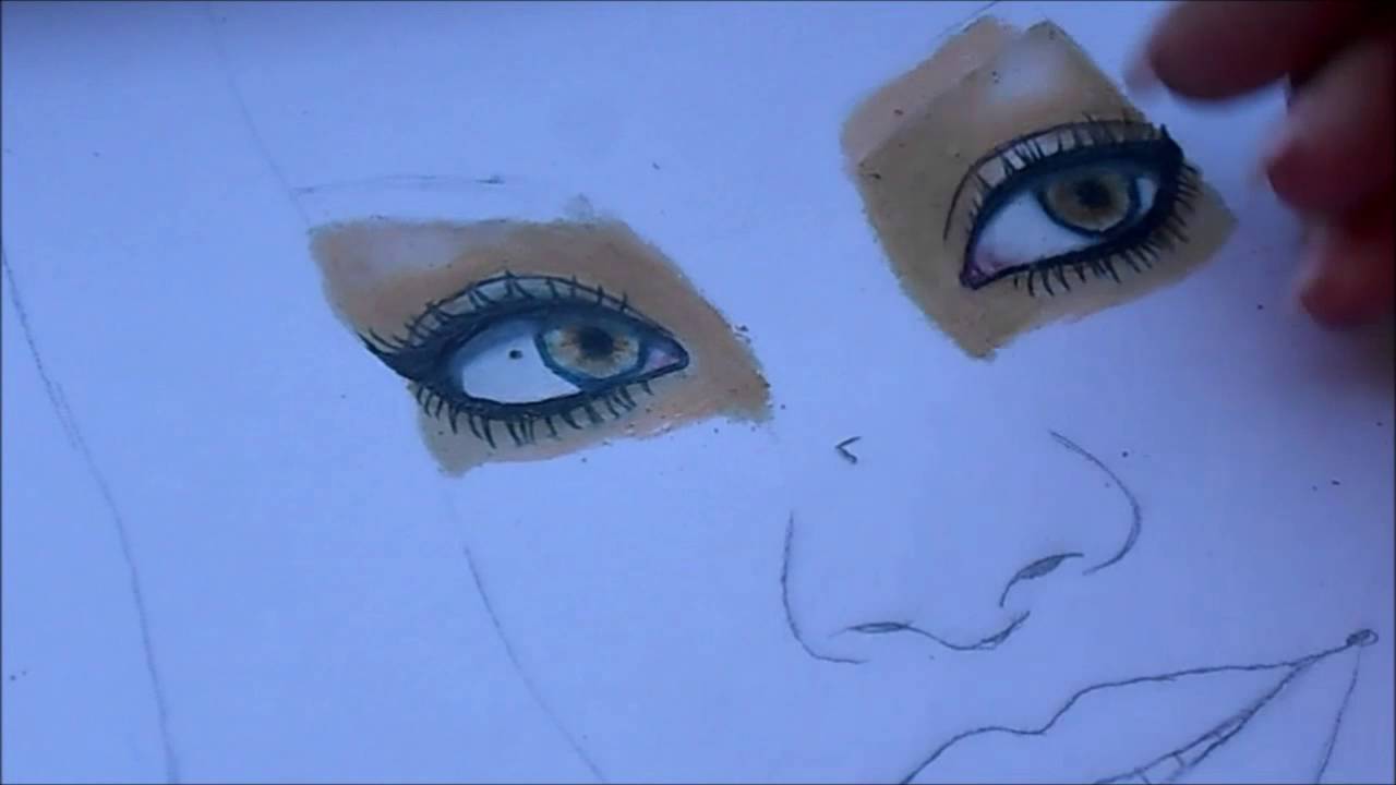 1280x720 Drawing Rihanna Step - Rihanna Drawing Step By Step