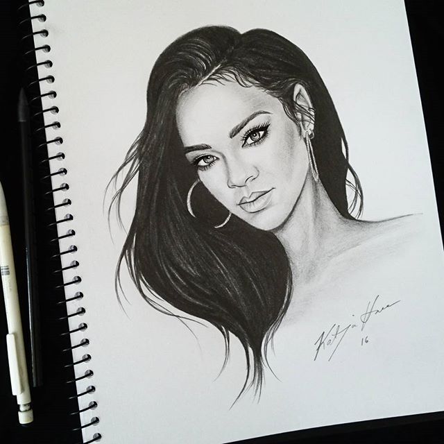640x640 Like What You See Follow Me For More Pin - Rihanna Sketch Drawing