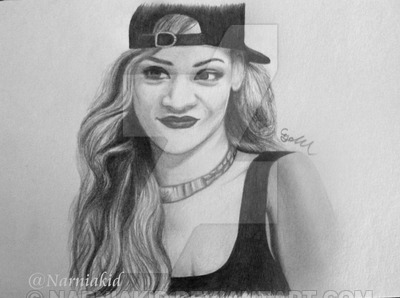 400x298 Rihanna Backwards Hat Sketch - Rihanna Sketch Drawing